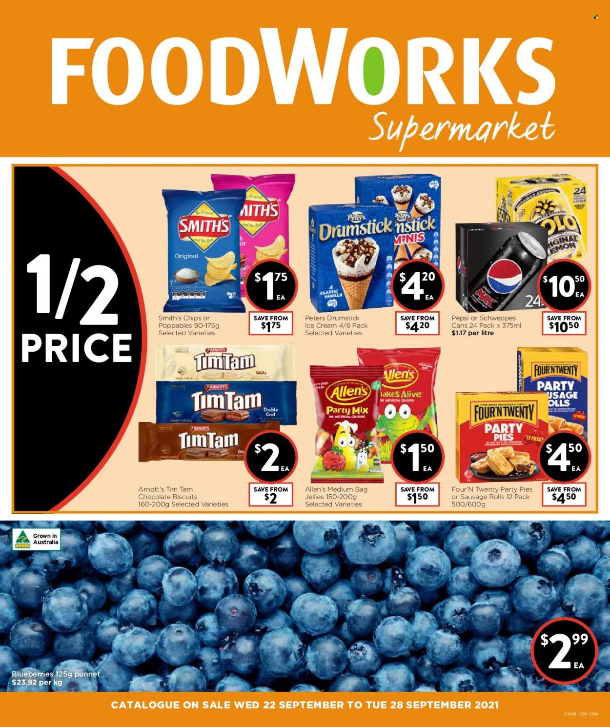 Foodworks catalogue - 22 Sep 2021 - 28 Sep 2021. Page 1