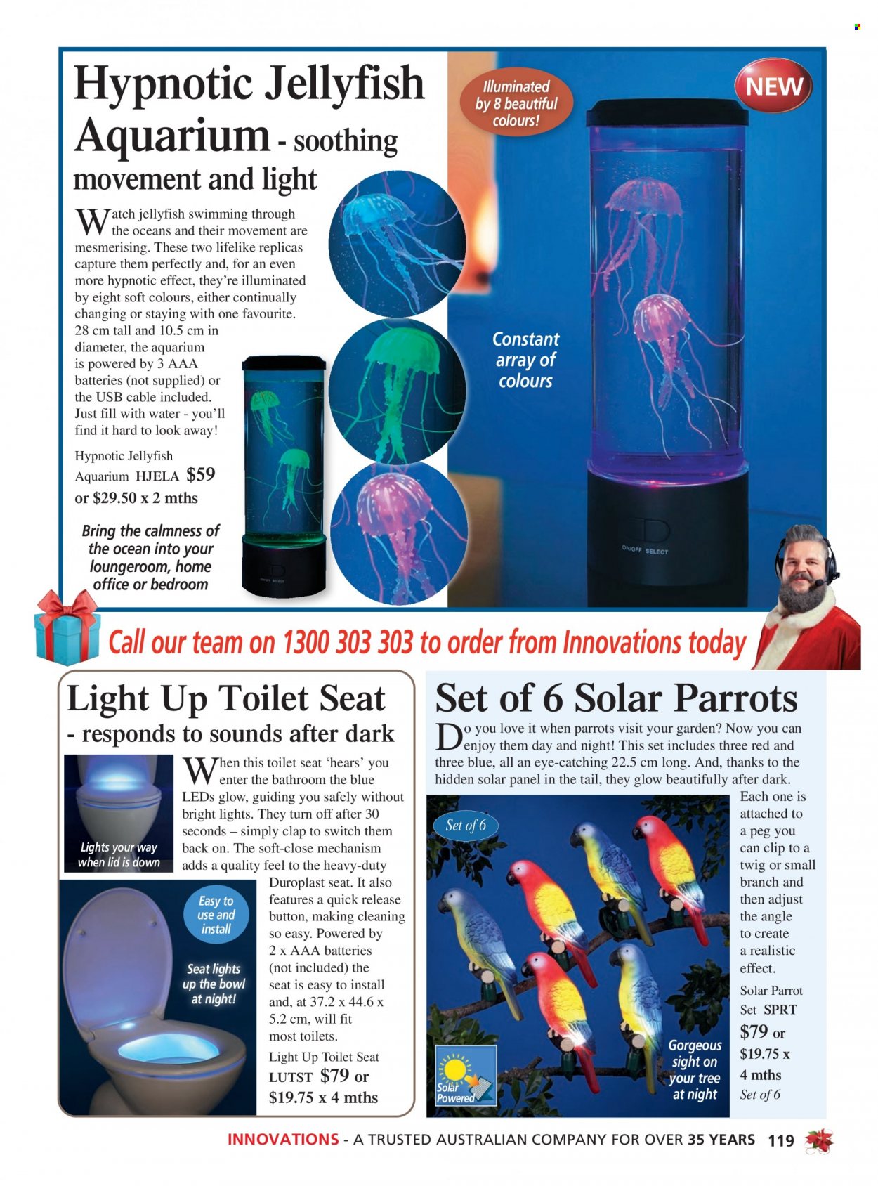 thumbnail - Innovations Catalogue - Sales products - lid, aquarium, Parrot. Page 119.