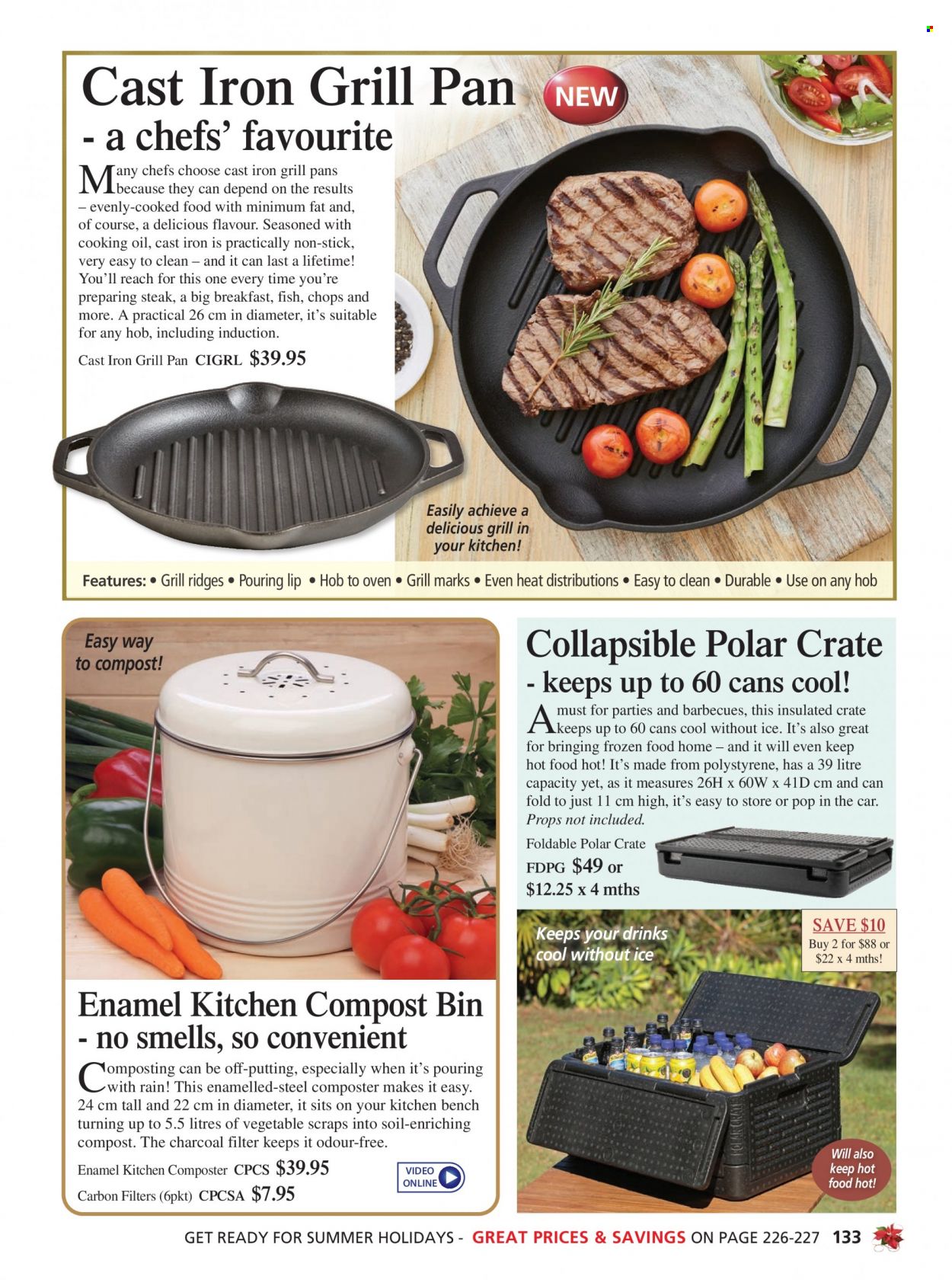 thumbnail - Innovations Catalogue - Sales products - bin, pan, grill pan, crate. Page 133.