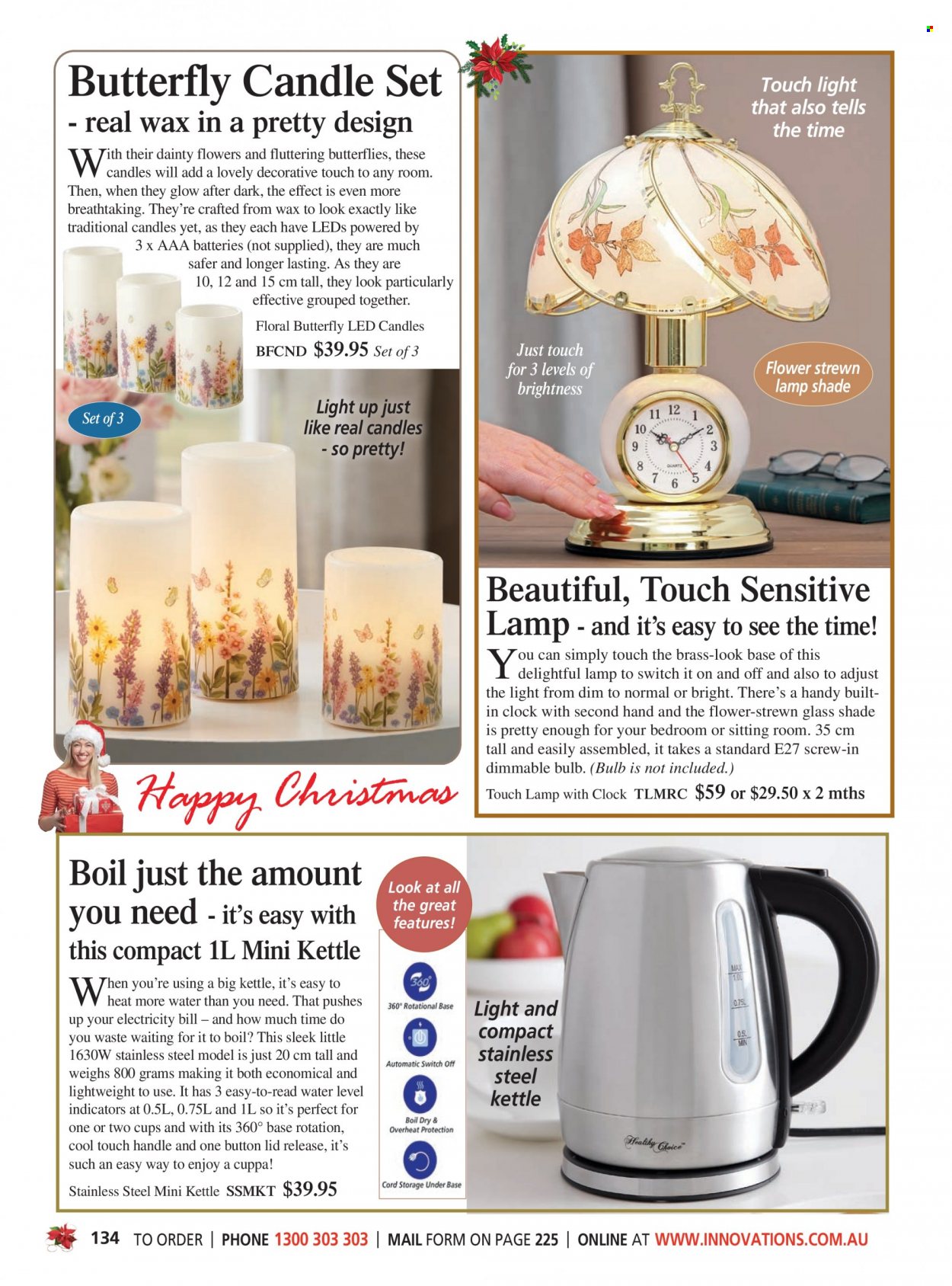 thumbnail - Innovations Catalogue - Sales products - lid, cup, candle, bulb, lamp. Page 134.