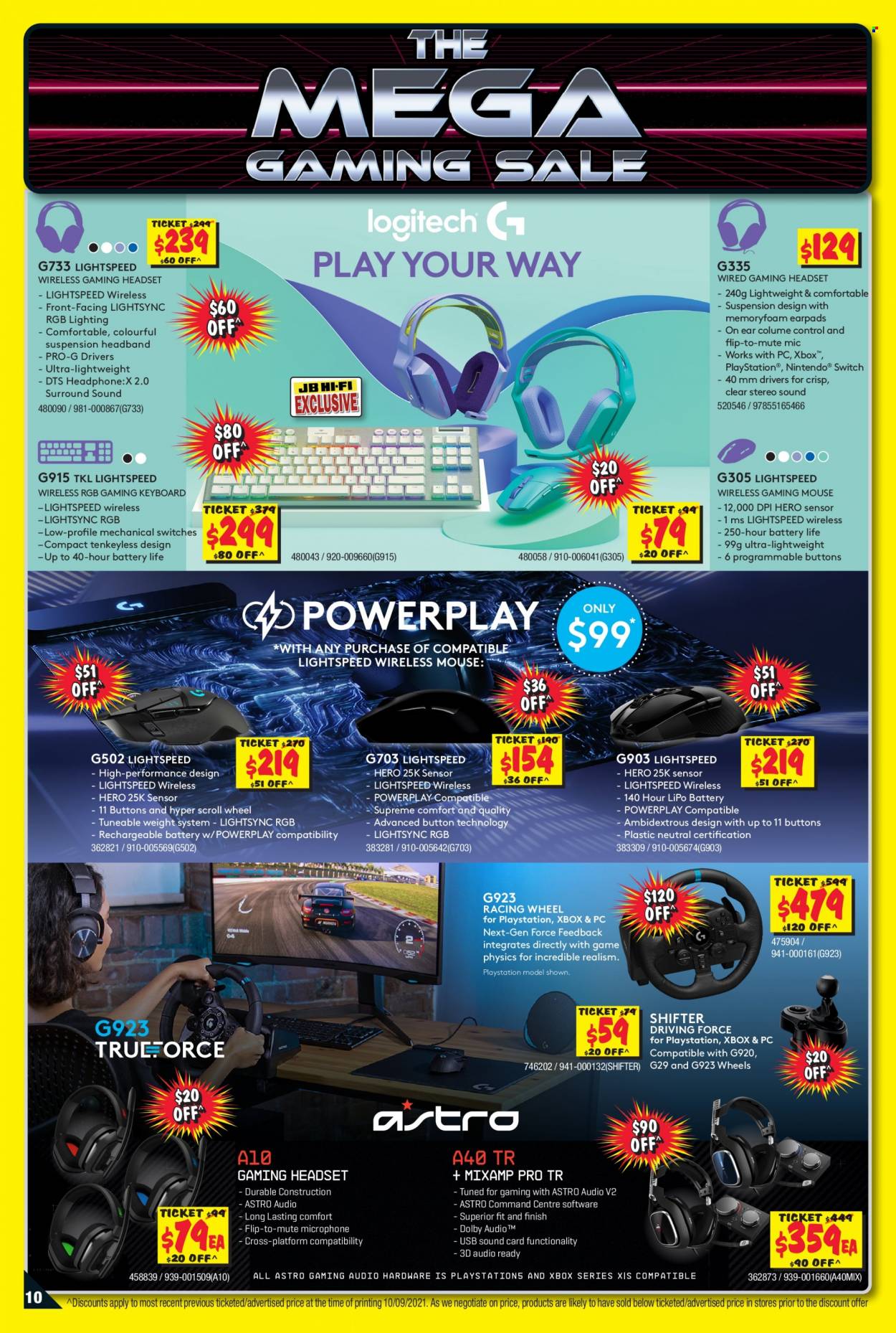 JB Hi-Fi catalogue - 24 Sep 2021 - 20 Oct 2021. Page 10
