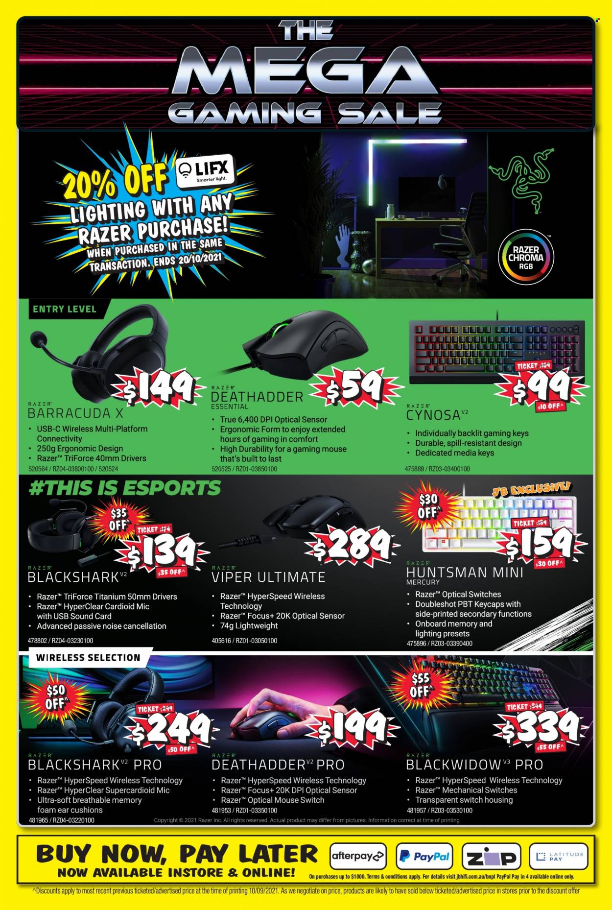 JB Hi-Fi catalogue - 24 Sep 2021 - 20 Oct 2021. Page 20