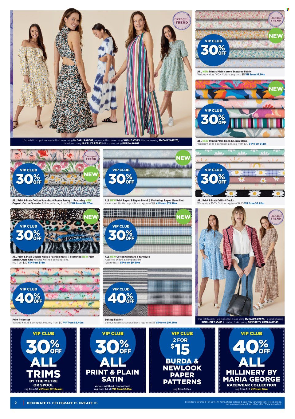 thumbnail - Spotlight Catalogue - 29 Sep 2021 - 10 Oct 2021 - Sales products - paper, linens. Page 2.