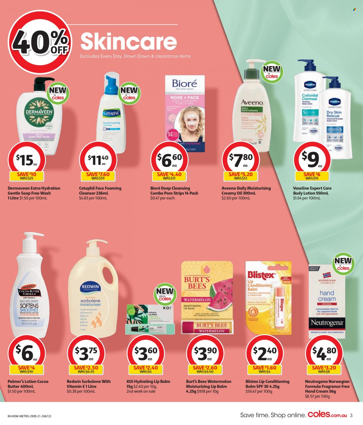 Coles catalogue - 29 Sep 2021 - 5 Oct 2021. Page 3