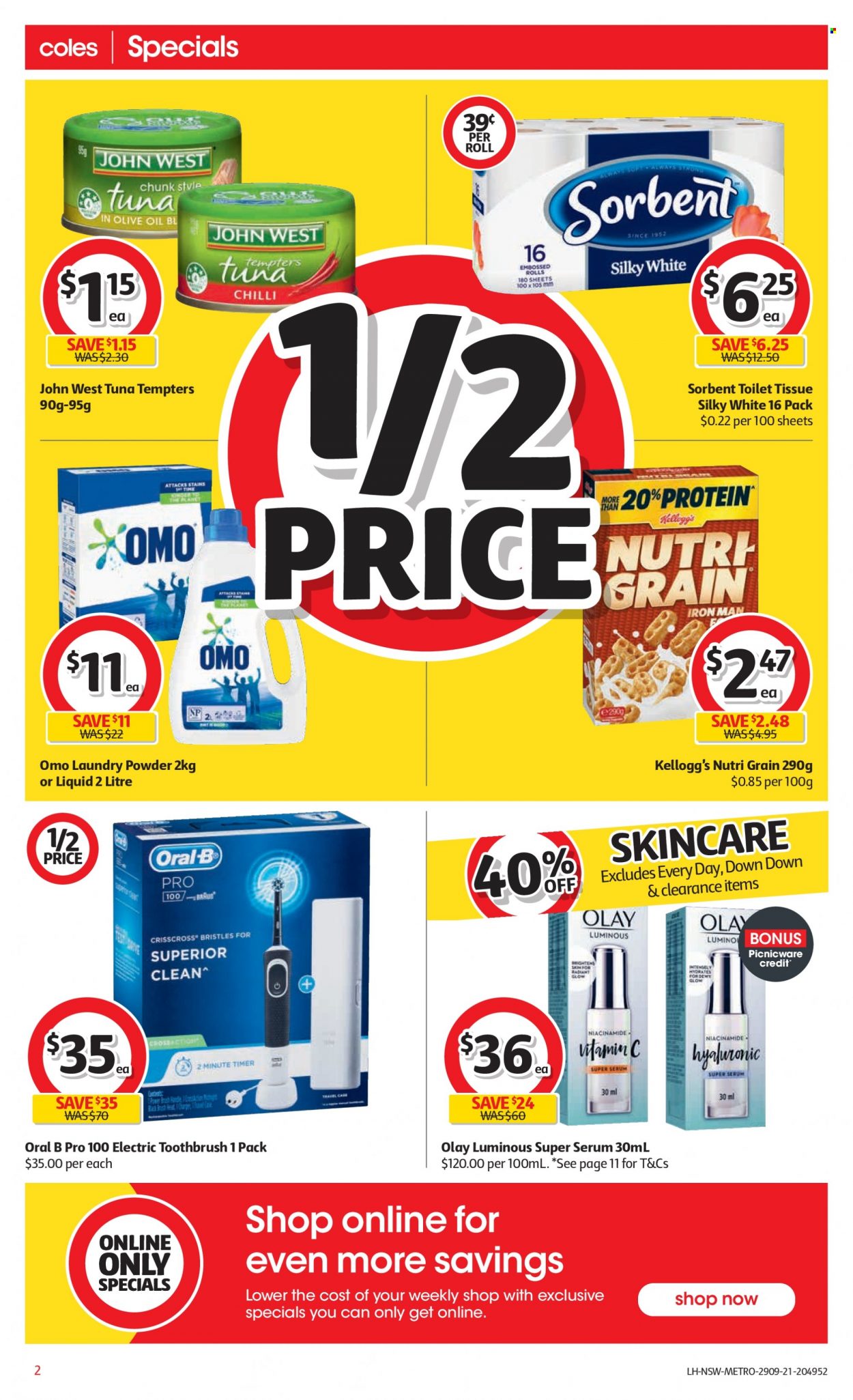 Coles catalogue - 29 Sep 2021 - 5 Oct 2021. Page 2