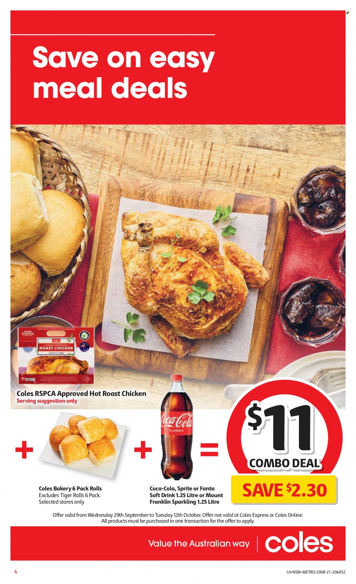 Coles catalogue - 29 Sep 2021 - 5 Oct 2021. Page 4