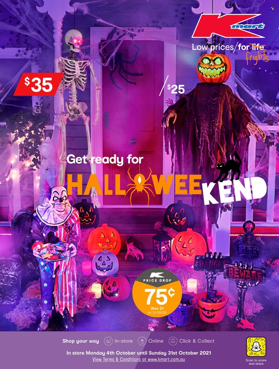 Kmart catalogue - 4 Oct 2021 - 31 Oct 2021. Page 1
