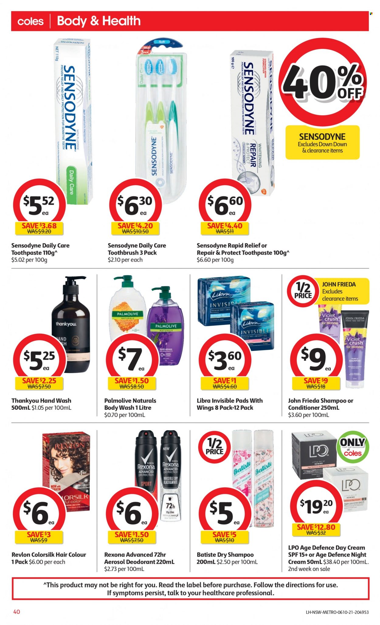 Coles catalogue - 6 Oct 2021 - 12 Oct 2021. Page 40