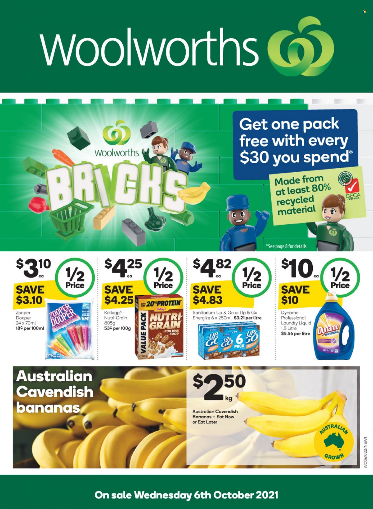 Woolworths catalogue - 6 Oct 2021 - 12 Oct 2021. Page 1