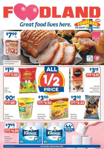 Foodland Catalogue - 6 Oct 2021 - 12 Oct 2021.