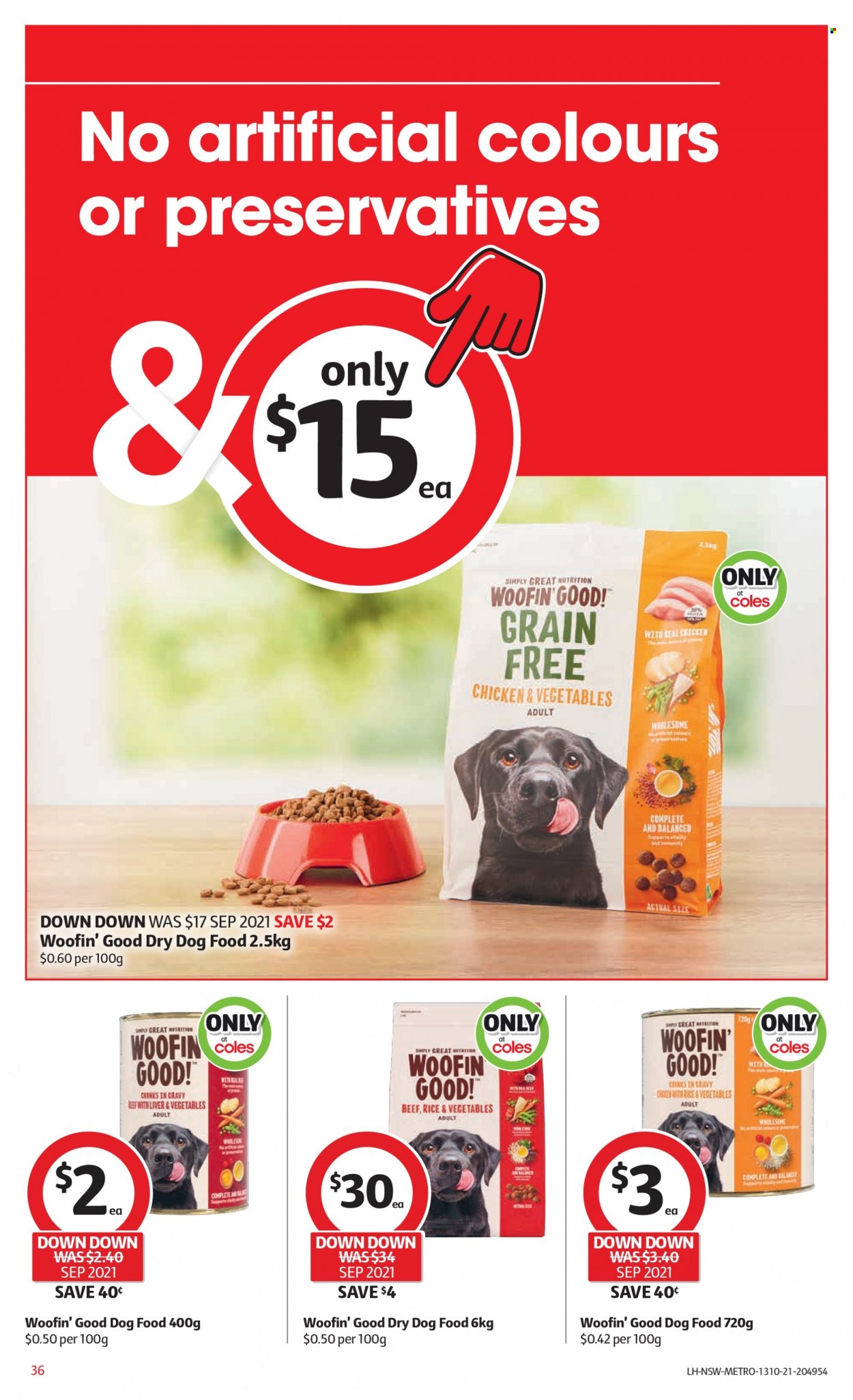Coles catalogue - 13 Oct 2020 - 19 Oct 2021. Page 36