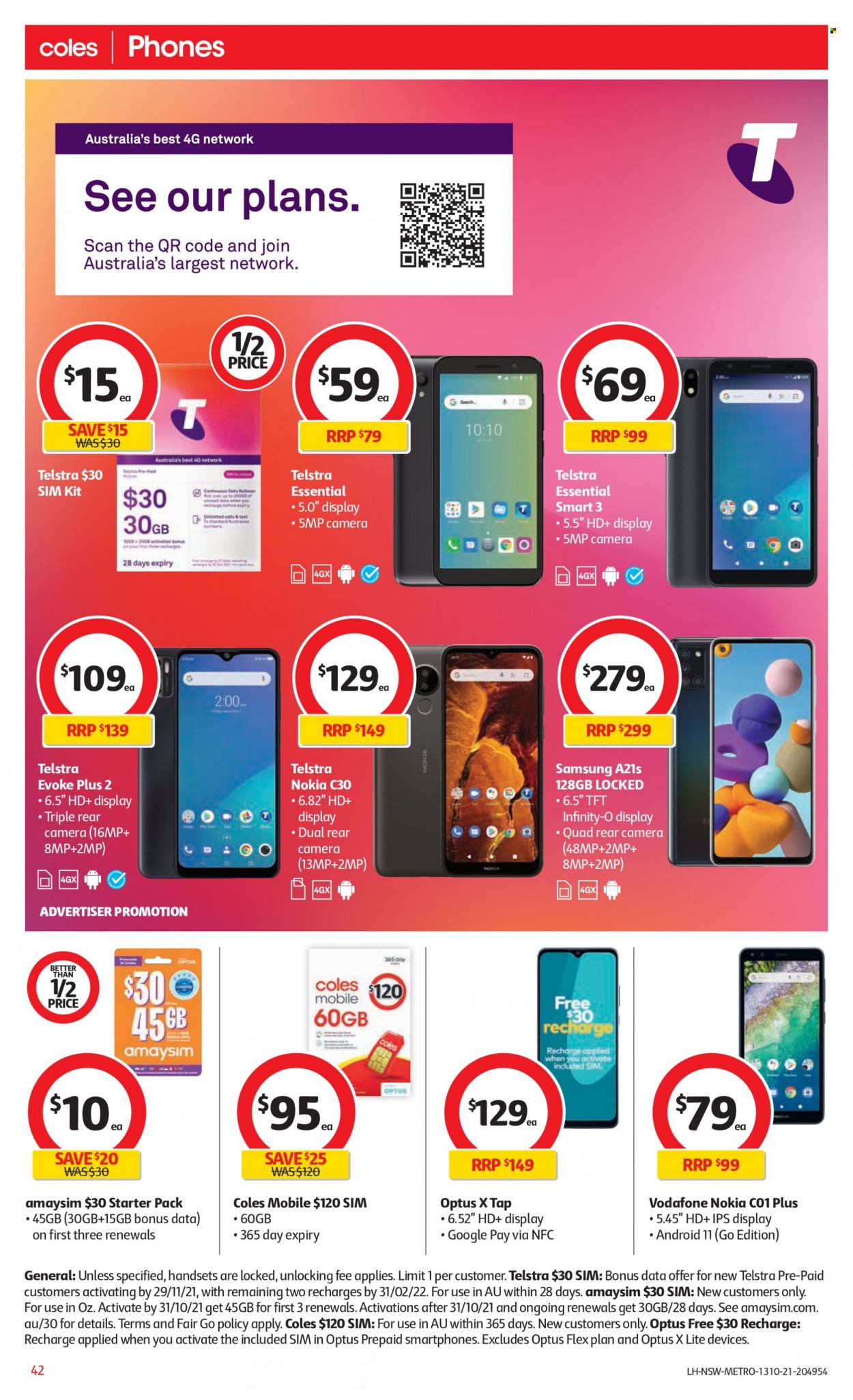 Coles catalogue - 13 Oct 2020 - 19 Oct 2021. Page 42