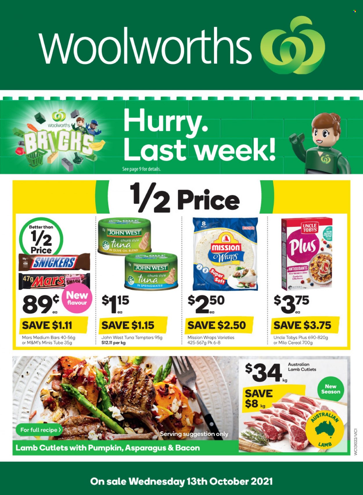 Woolworths catalogue - 13 Oct 2021 - 19 Oct 2021. Page 1