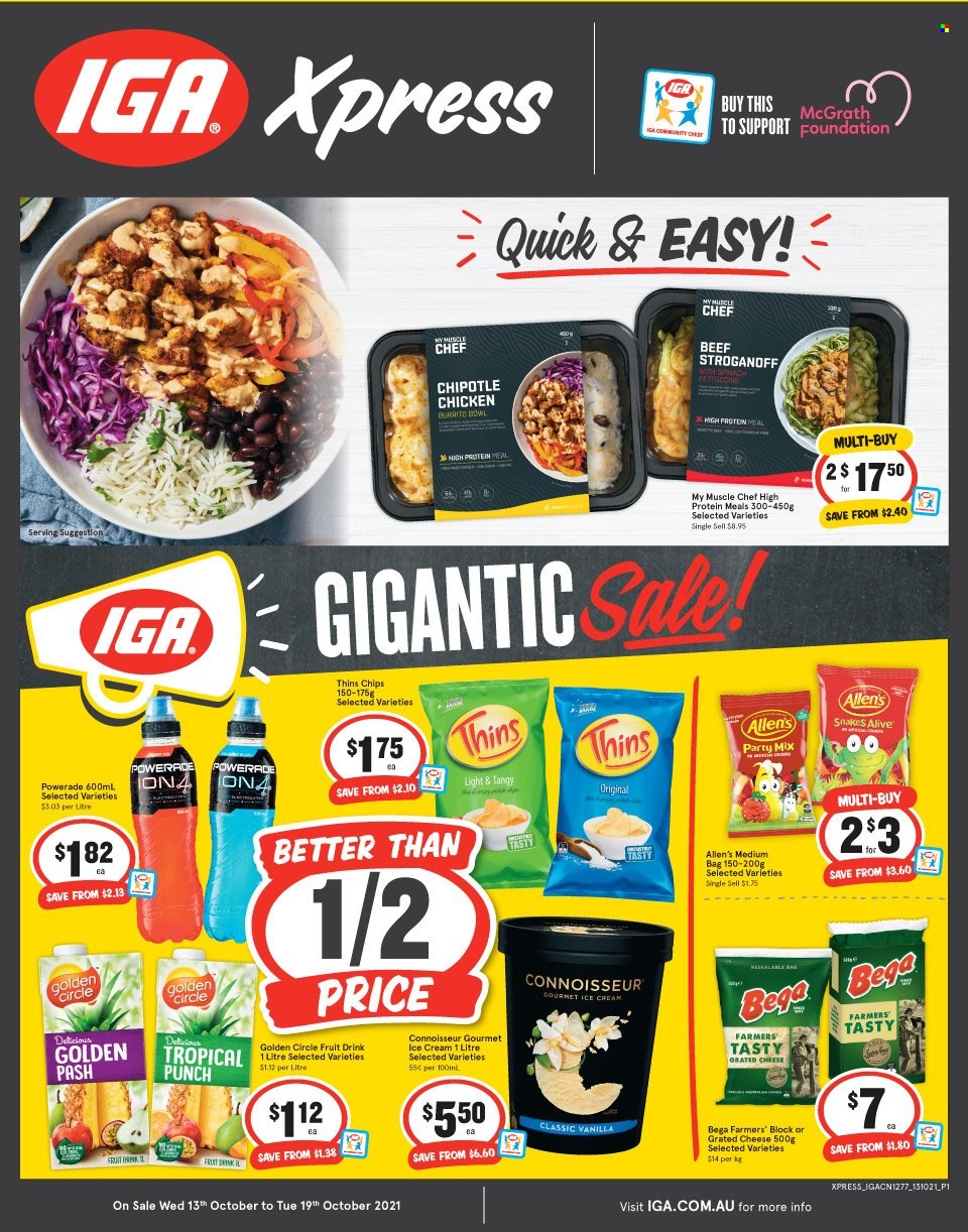 IGA Xpress catalogue - 13 Oct 2021 - 19 Oct 2021. Page 1