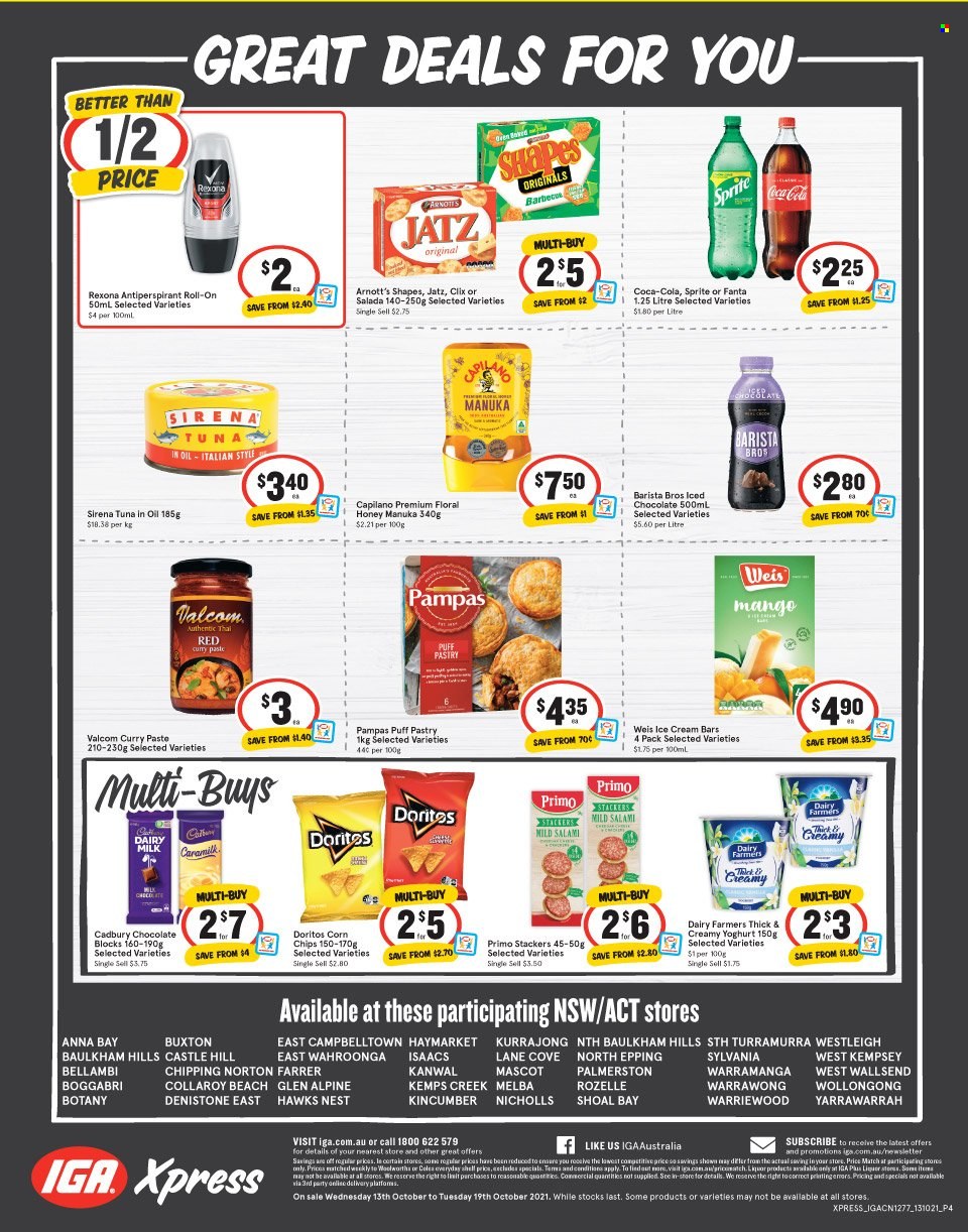 IGA Xpress catalogue - 13 Oct 2021 - 19 Oct 2021. Page 4