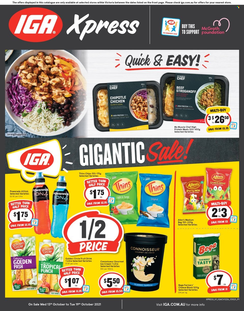 IGA Xpress catalogue - 13 Oct 2021 - 19 Oct 2021. Page 1