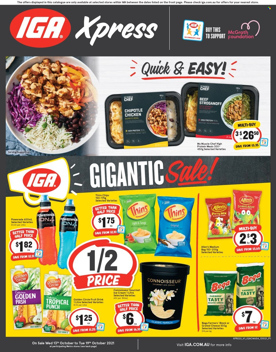 IGA Xpress catalogue - 13 Oct 2021 - 19 Oct 2021. Page 1