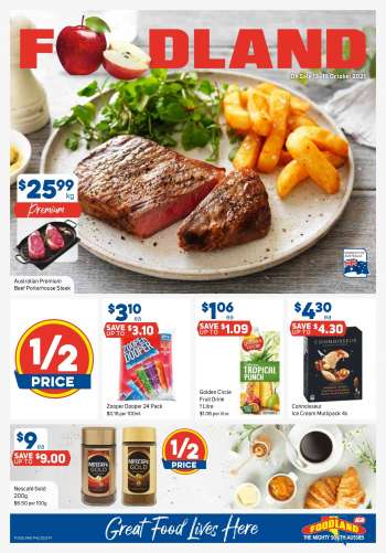 Foodland Catalogue - 13 Oct 2021 - 19 Oct 2021.