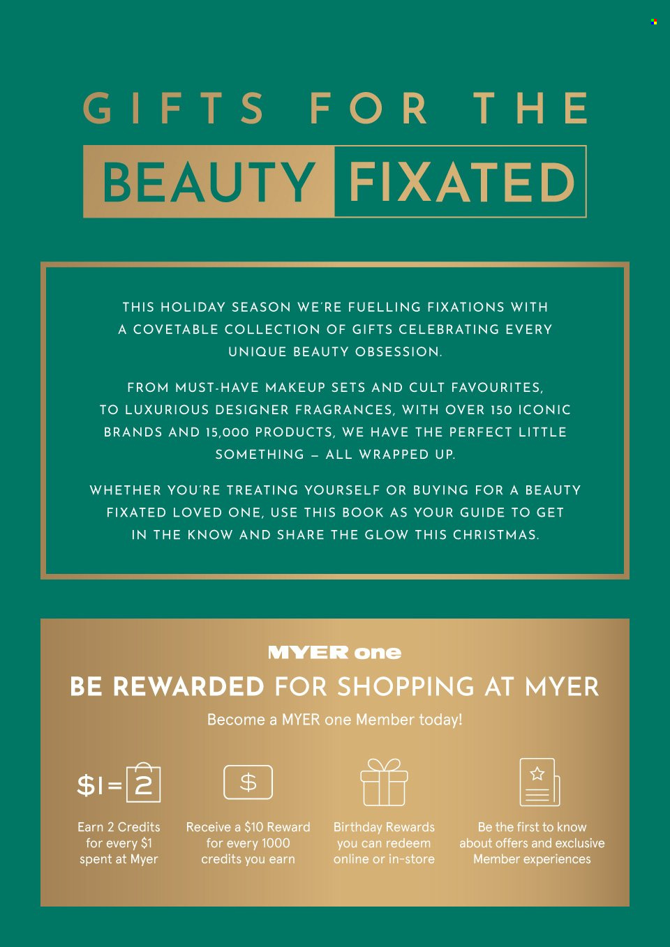 thumbnail - Myer Catalogue - Sales products - book. Page 2.