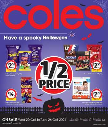 Coles Catalogue - 20 Oct 2021 - 26 Oct 2021.