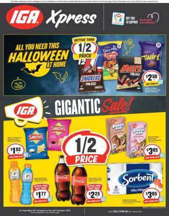 IGA Xpress Catalogue - 20 Oct 2021 - 26 Oct 2021.