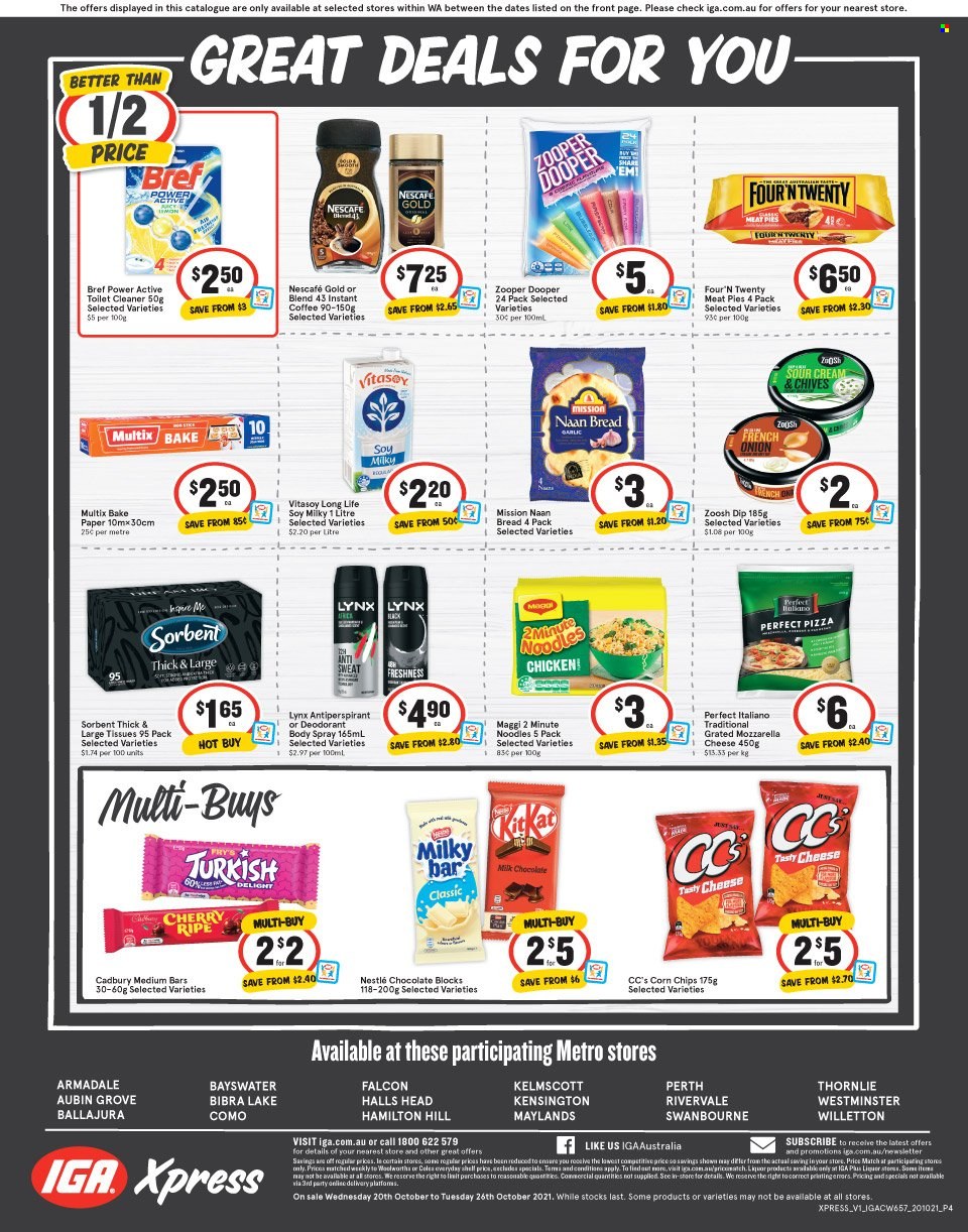 IGA Xpress catalogue - 20 Oct 2021 - 26 Oct 2021. Page 4