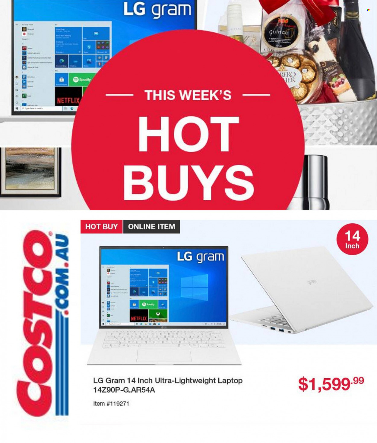 thumbnail - Costco Catalogue - Sales products - LG, laptop. Page 1.