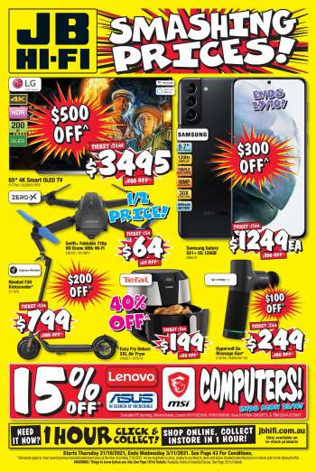 JB Hi-Fi Catalogue - 21 Oct 2021 - 3 Nov 2021.