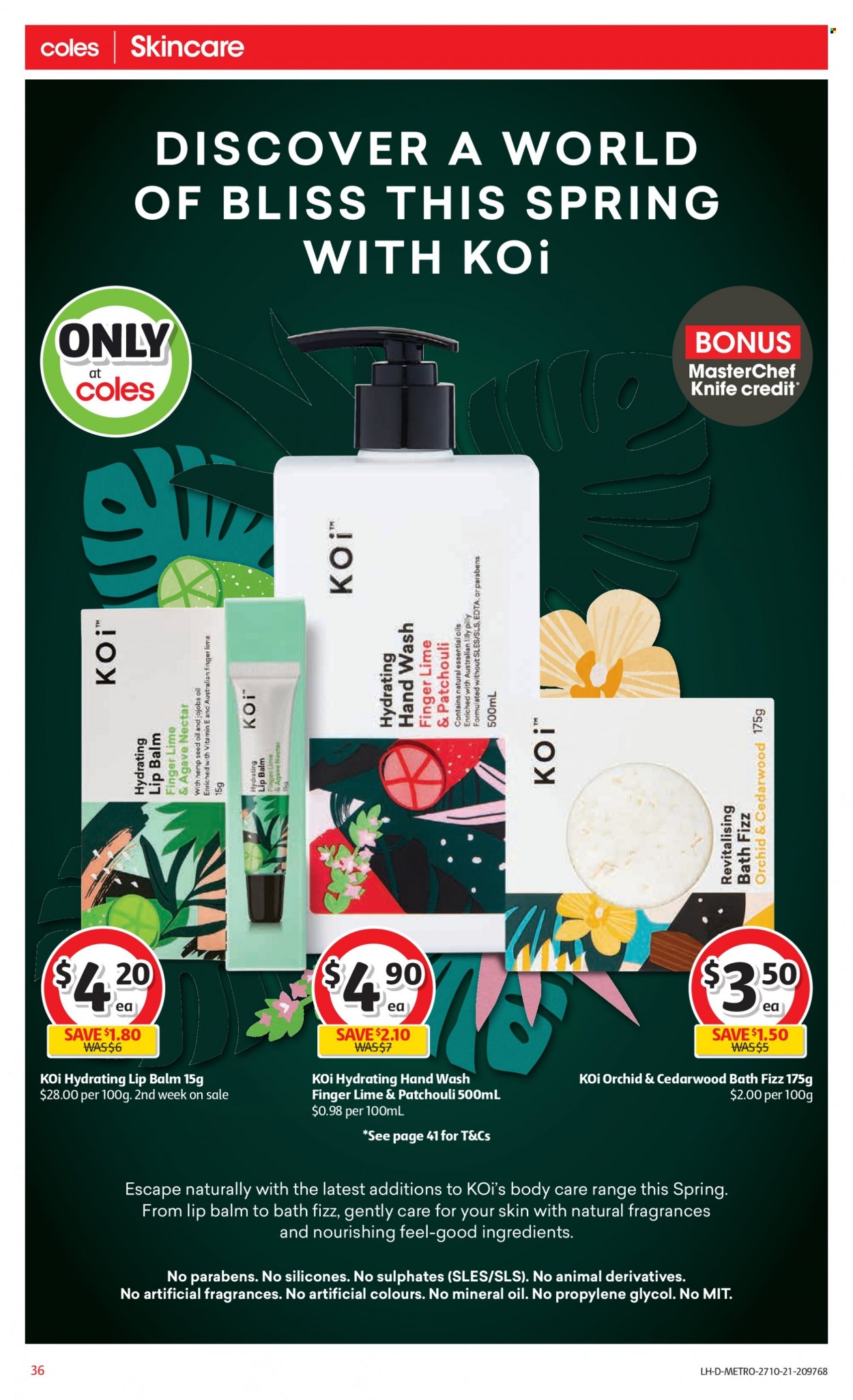 Coles catalogue - 27 Oct 2021 - 2 Nov 2021. Page 36