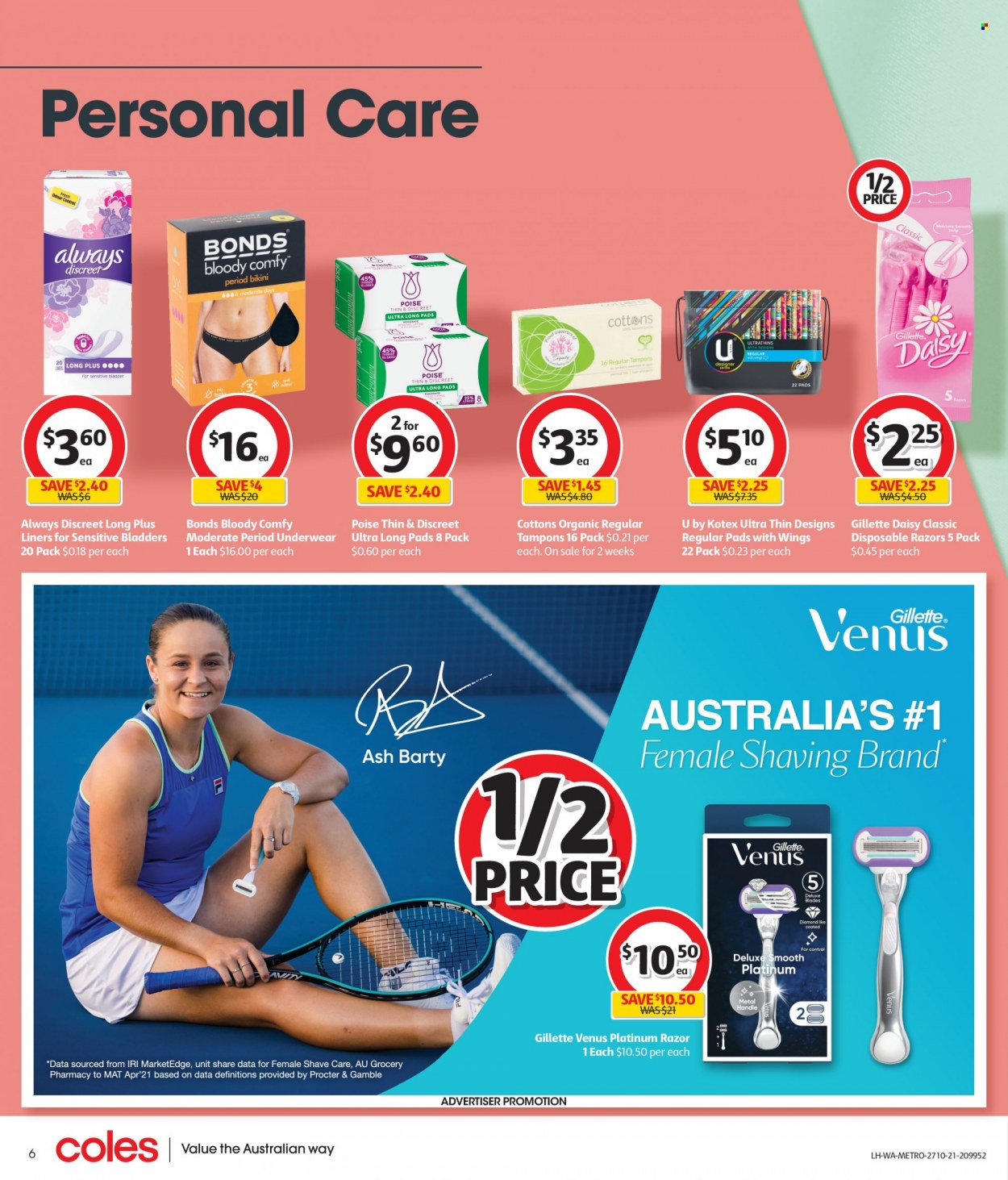 Coles catalogue - 27 Oct 2021 - 2 Nov 2021. Page 6