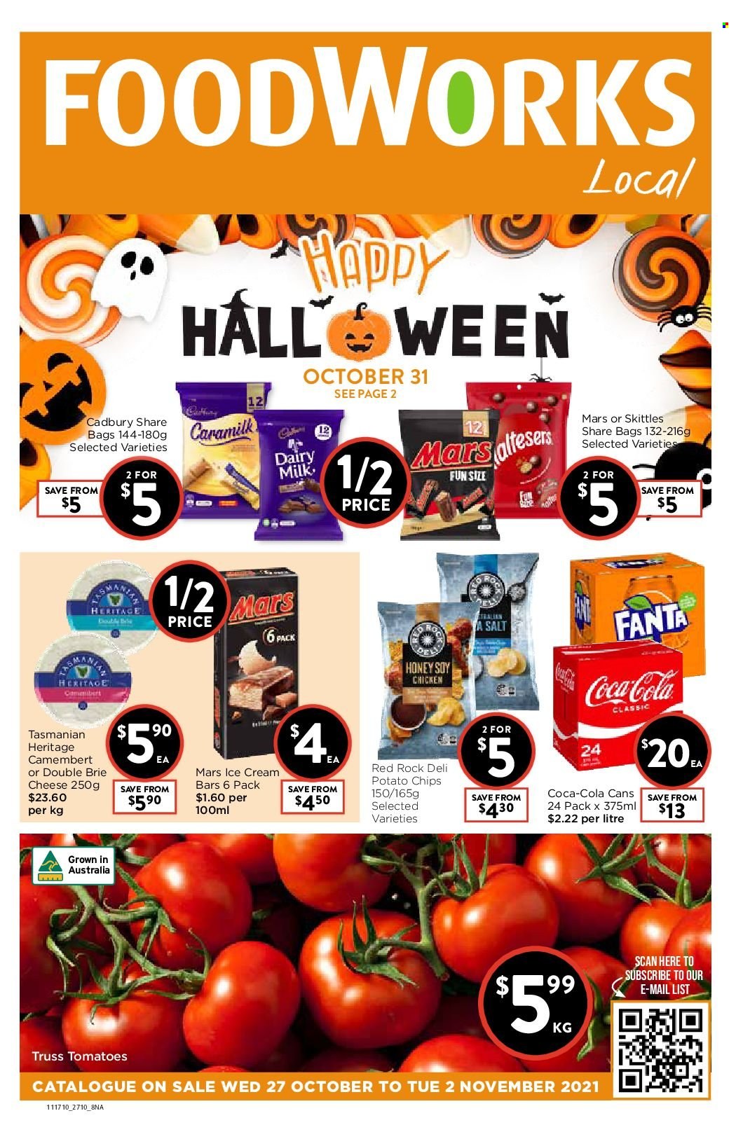 Foodworks catalogue - 27 Oct 2021 - 2 Nov 2021. Page 1