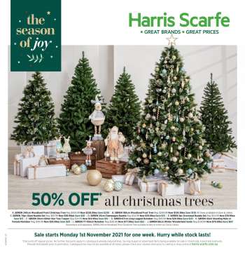 Harris Scarfe Catalogue.