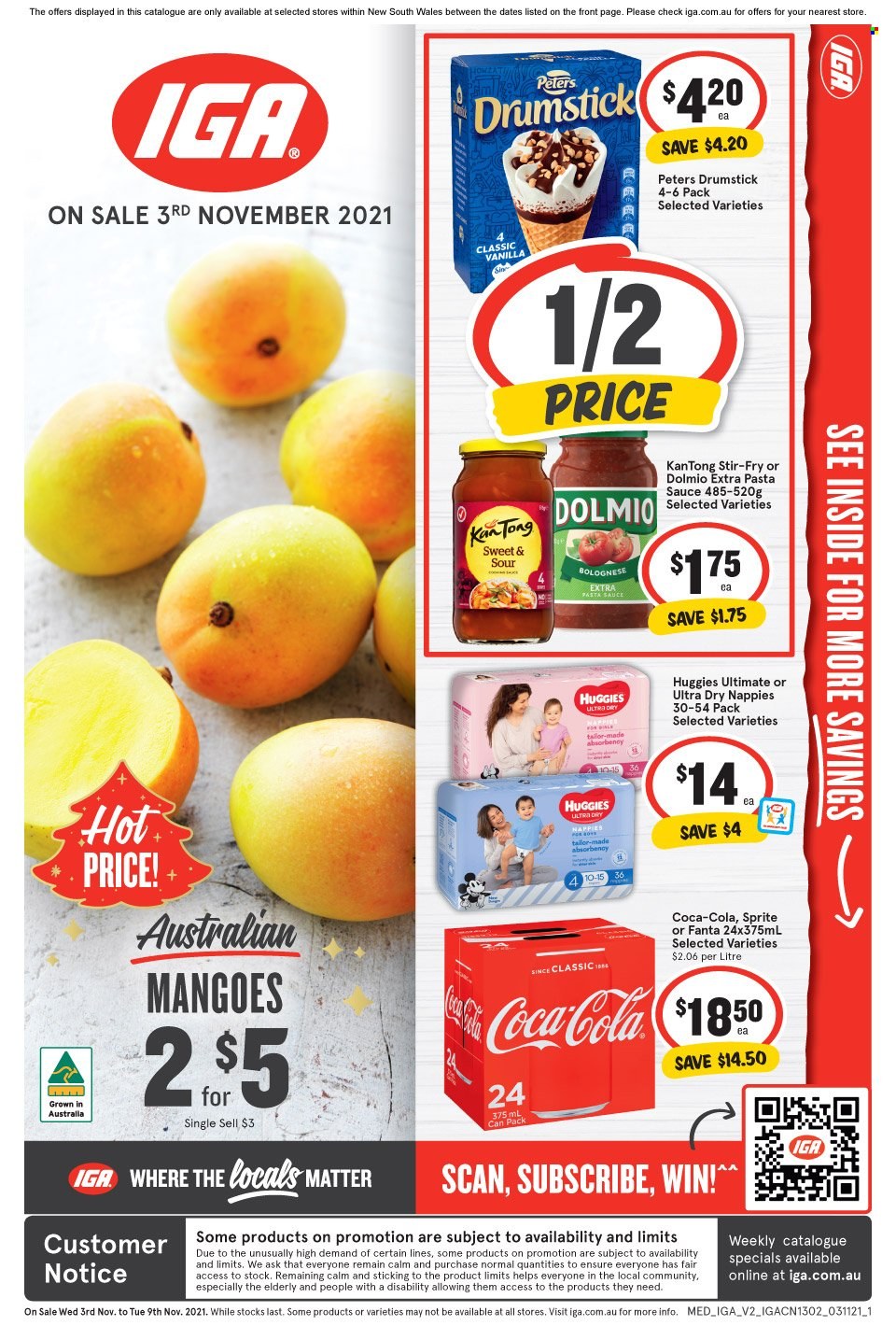 IGA catalogue - 3 Nov 2021 - 9 Nov 2021. Page 1