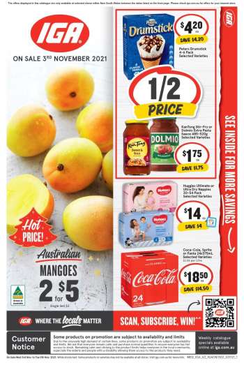 IGA Catalogue - 3 Nov 2021 - 9 Nov 2021.