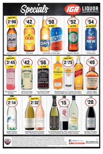 IGA LIQUOR Catalogue - 3 Nov 2021 - 9 Nov 2021.