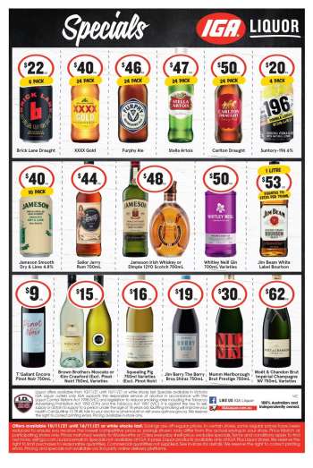 IGA LIQUOR Catalogue - 10 Nov 2021 - 16 Nov 2021.
