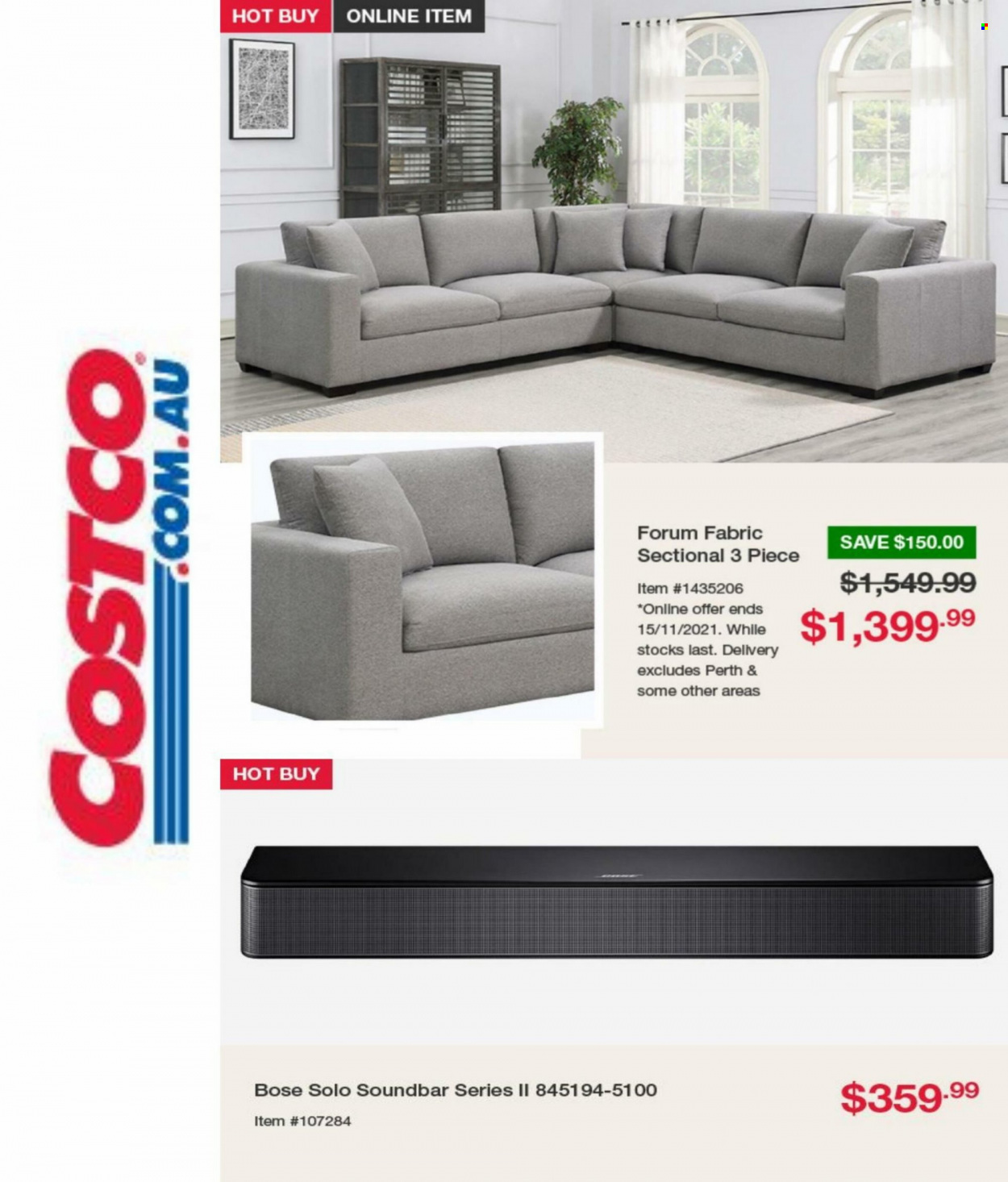 thumbnail - Costco Catalogue - Sales products - BOSE, sound bar. Page 2.