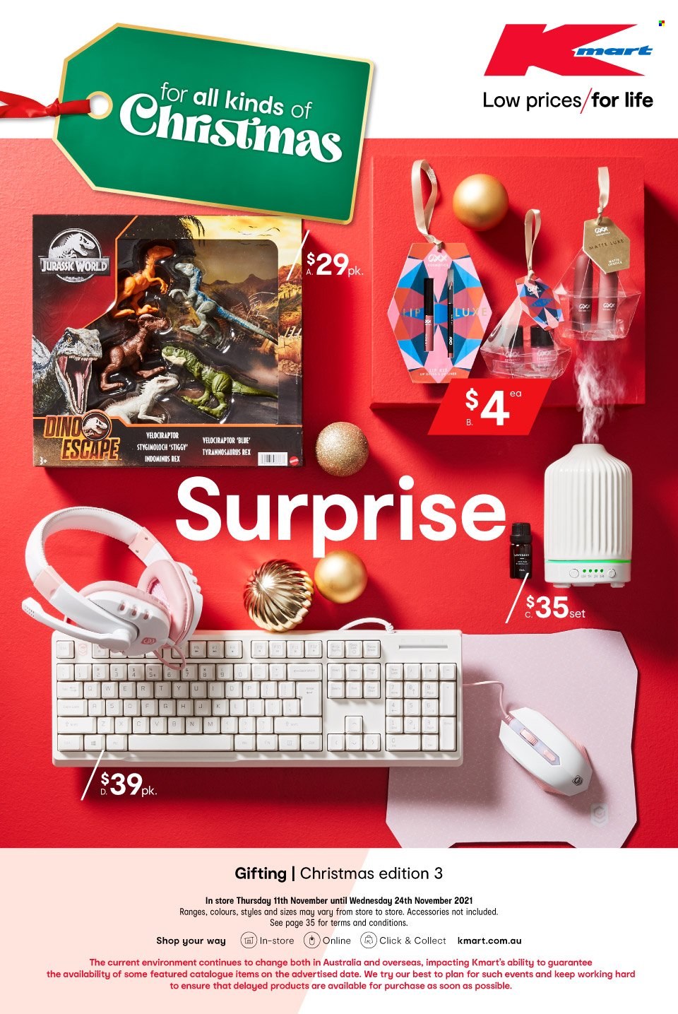 Kmart catalogue - 11 Nov 2021 - 24 Nov 2021. Page 1