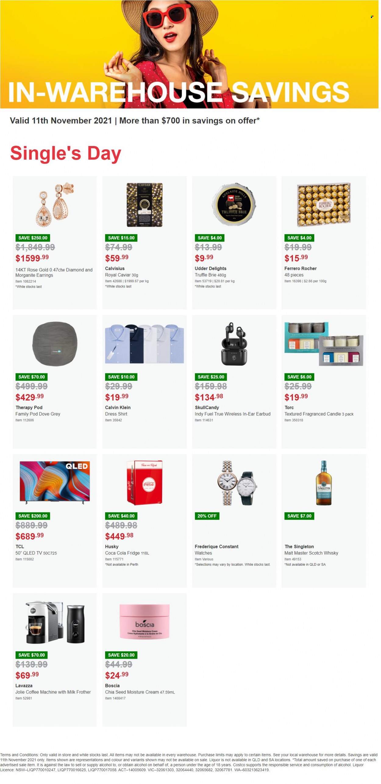 Costco catalogue - 11 Nov 2021 - 11 Nov 2021. Page 1