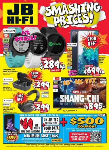 JB Hi-Fi Catalogue - 11 Nov 2021 - 21 Nov 2021.