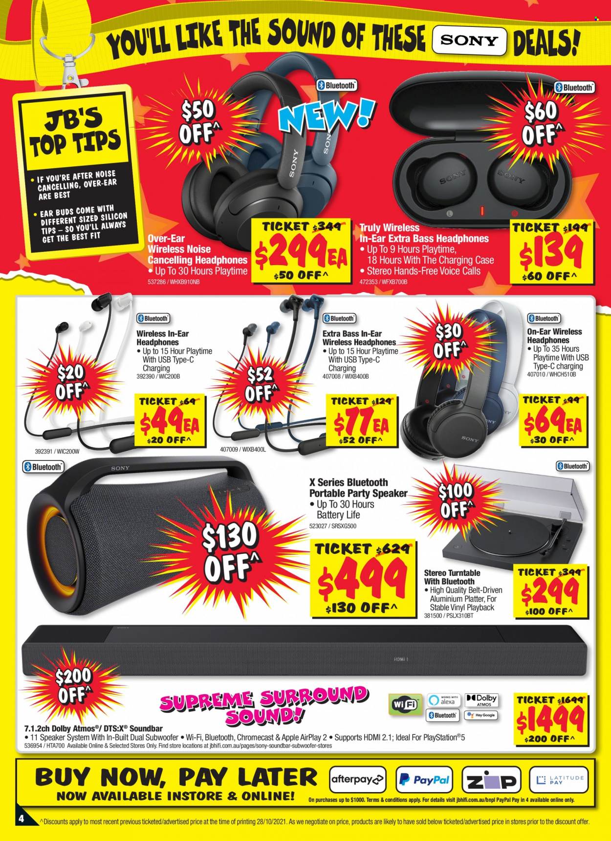 JB Hi-Fi catalogue - 11 Nov 2021 - 21 Nov 2021. Page 4