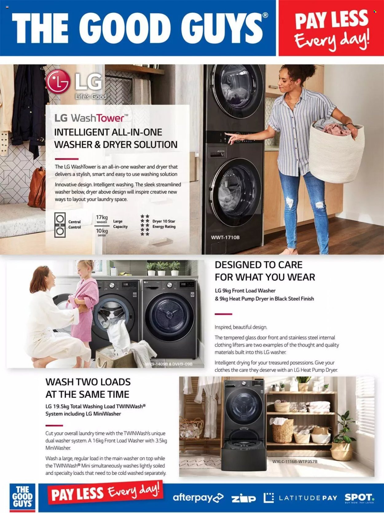thumbnail - The Good Guys Catalogue - 12 Nov 2021 - 17 Nov 2021 - Sales products - washer & dryer, washing machine. Page 1.