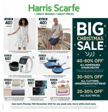 Harris Scarfe Catalogue.