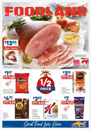 Foodland Catalogue - 16 Nov 2021 - 23 Nov 2021.