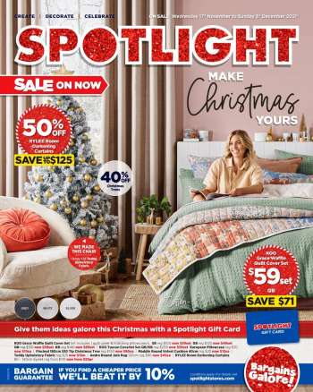 Spotlight Catalogue - 17 Nov 2021 - 5 Dec 2021.