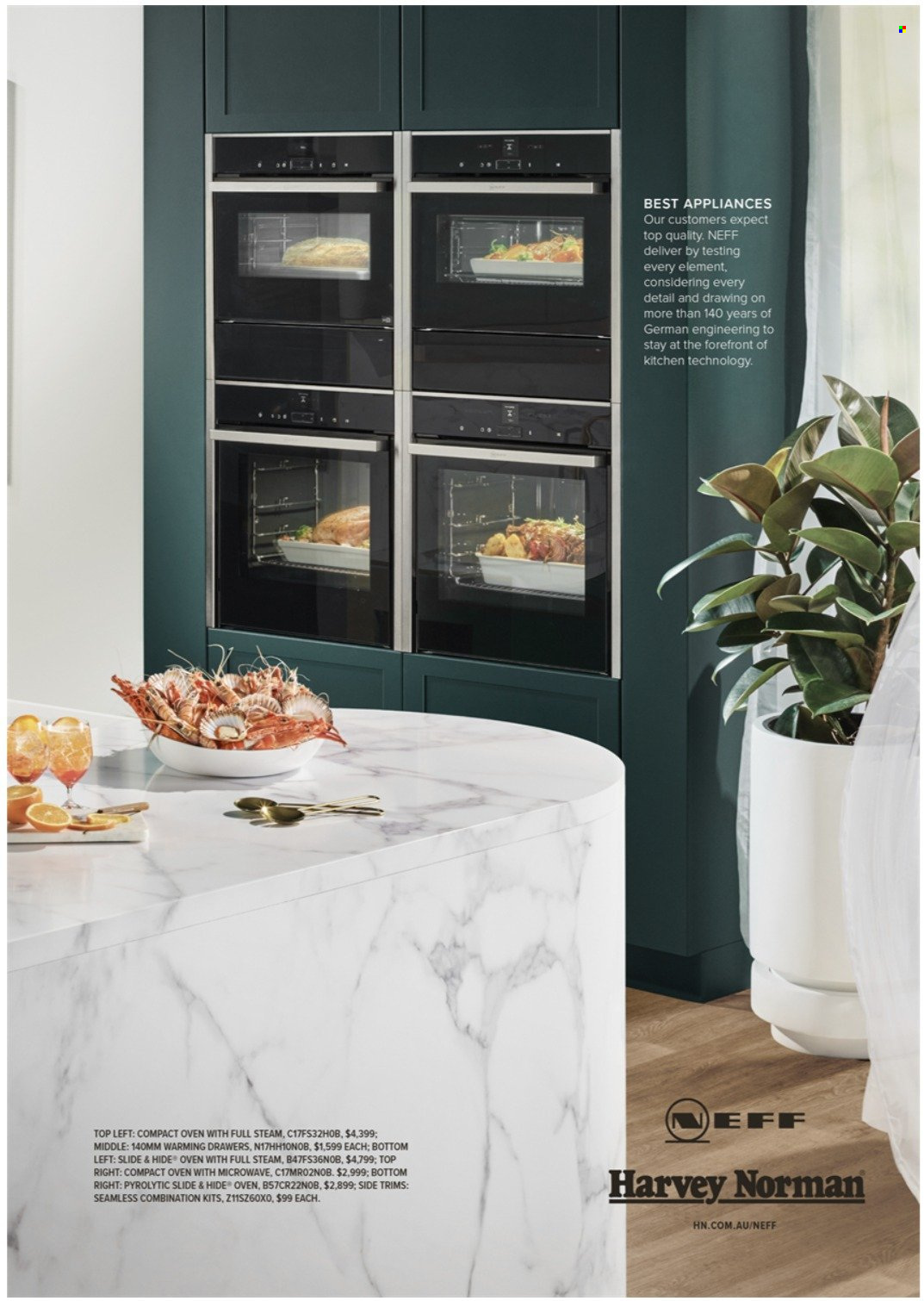 thumbnail - Harvey Norman Catalogue - 16 Nov 2021 - 31 Dec 2021 - Sales products - oven, compact oven, microwave. Page 3.