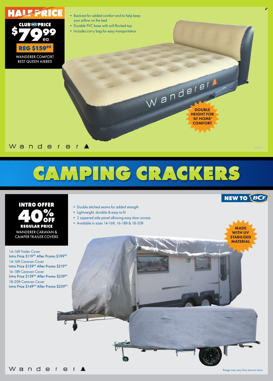 thumbnail - BCF Catalogue - 19 Nov 2021 - 29 Nov 2021 - Sales products - airbed, trailer, caravan cover. Page 3.