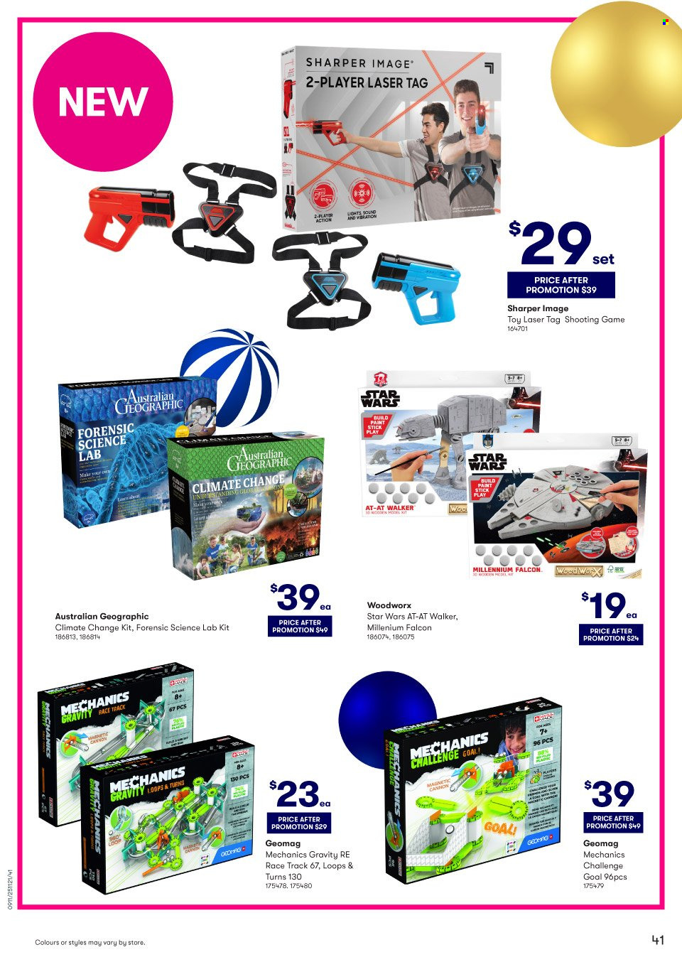 thumbnail - BIG W Catalogue - Sales products - goal, toys, Millennium Falcon. Page 41.