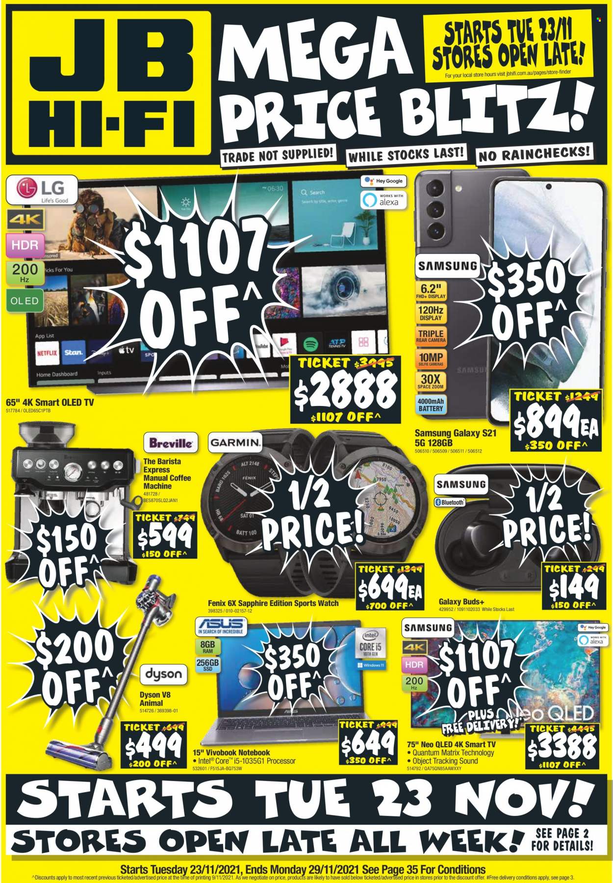 JB Hi-Fi catalogue - 23 Nov 2021 - 29 Nov 2021. Page 1