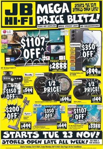 JB Hi-Fi Catalogue - 23 Nov 2021 - 29 Nov 2021.